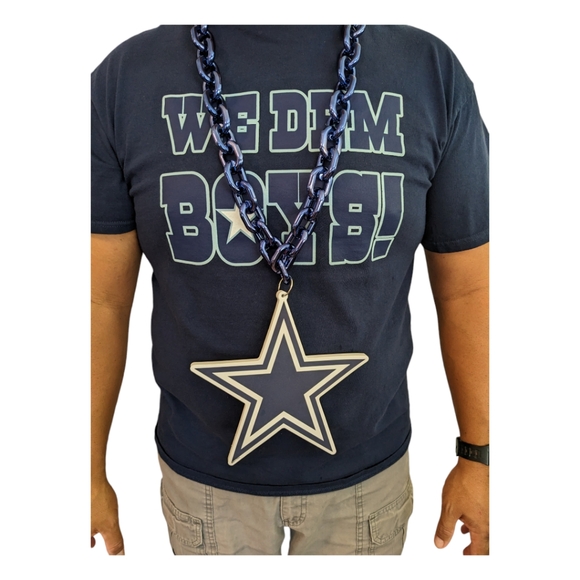 NWT - NFL Dallas Cowboys Team Fan Chain, Blue - Picture 2 of 2